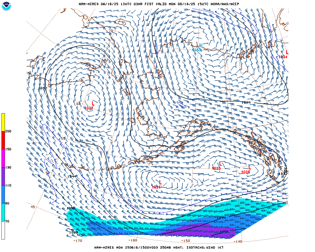 Current Winds Aloft Map Winds Aloft Forecast For Pilots