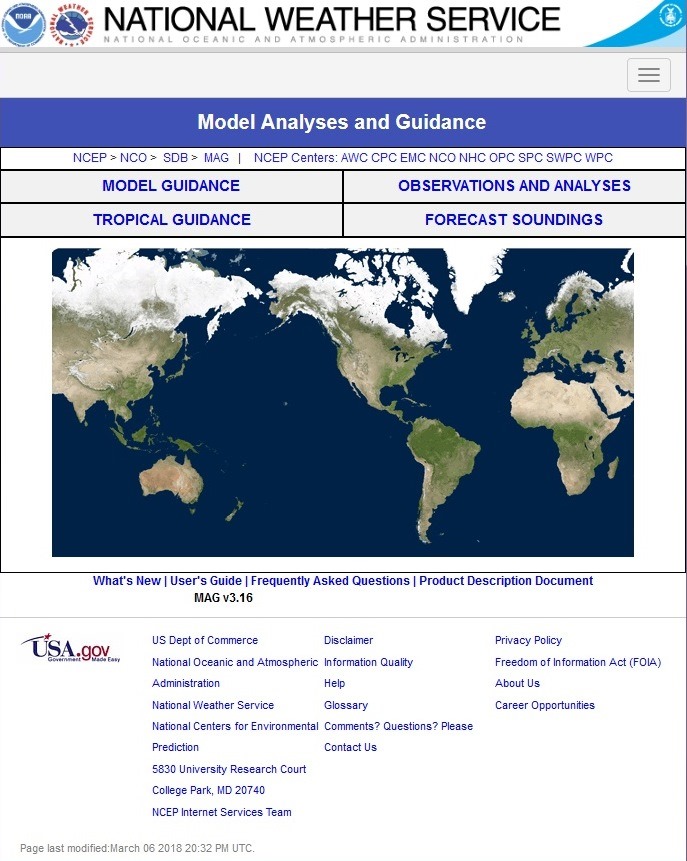 User guide to Weather Map in  